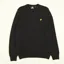 Lyle and Scott Crew Neck Lambswool Blend Jumper - Jet Black Marl